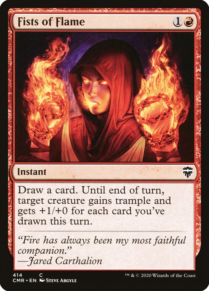 Fists of Flame [Commander Legends] | Boutique FDB TCG