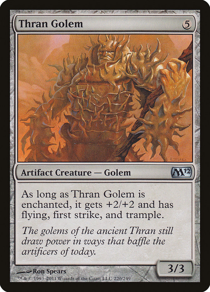 Thran Golem [Magic 2012] | Boutique FDB TCG