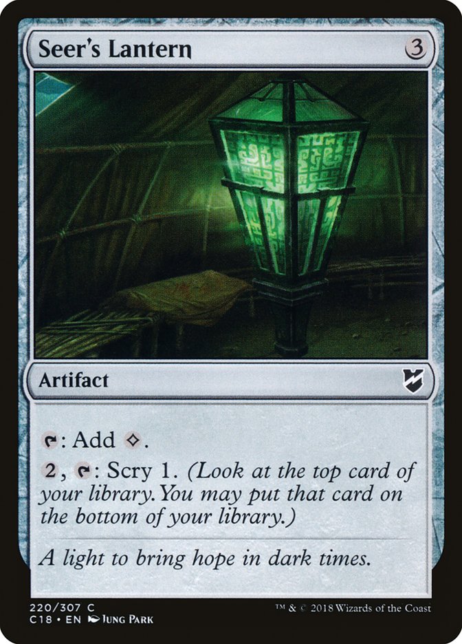 Seer's Lantern [Commander 2018] | Boutique FDB TCG