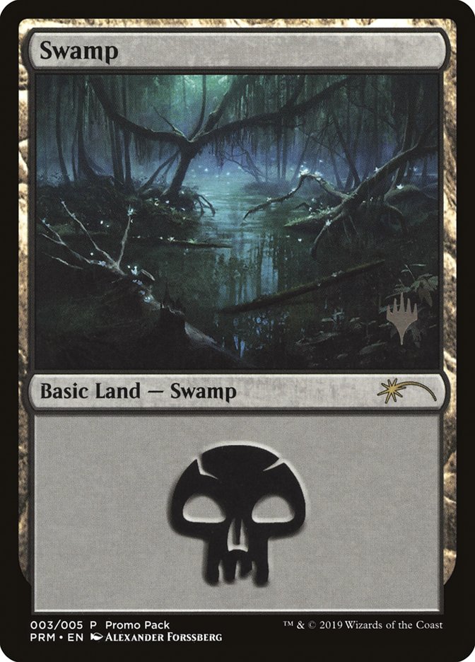 Swamp (3) [Core Set 2020 Promo Pack] | Boutique FDB TCG