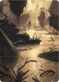 Murkwater Pathway Art Card [Zendikar Rising Art Series] | Boutique FDB TCG