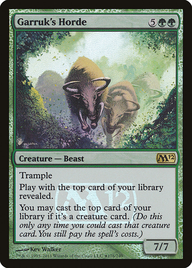 Garruk's Horde [Magic 2012 Prerelease Promos] | Boutique FDB TCG