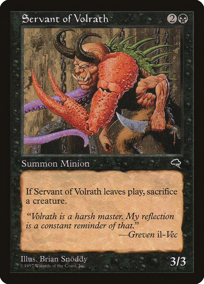 Servant of Volrath [Tempest] | Boutique FDB TCG
