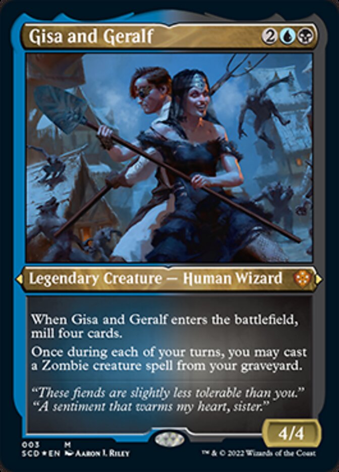 Gisa and Geralf (Foil Etched) [Starter Commander Decks] | Boutique FDB TCG