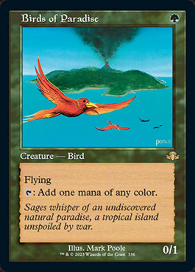 Birds of Paradise (Retro) [Dominaria Remastered] | Boutique FDB TCG