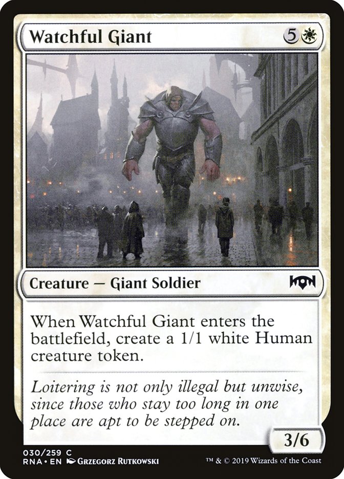 Watchful Giant [Ravnica Allegiance] | Boutique FDB TCG