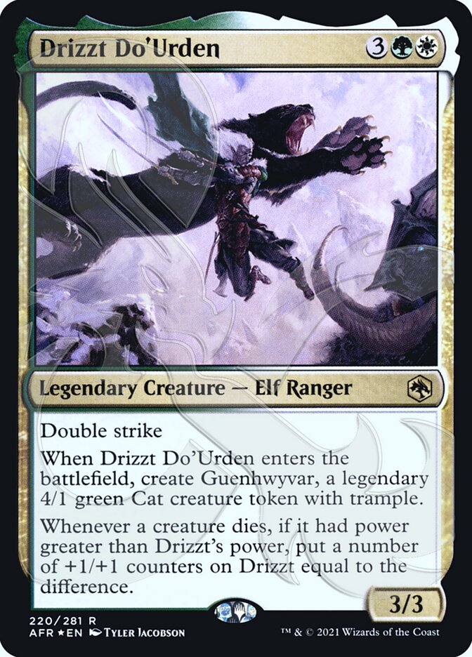 Drizzt Do'Urden (Ampersand Promo) [Dungeons & Dragons: Adventures in the Forgotten Realms Promos] | Boutique FDB TCG