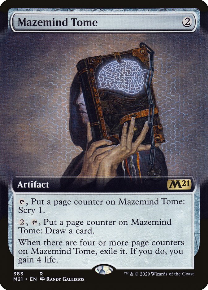 Mazemind Tome (Extended Art) [Core Set 2021] | Boutique FDB TCG