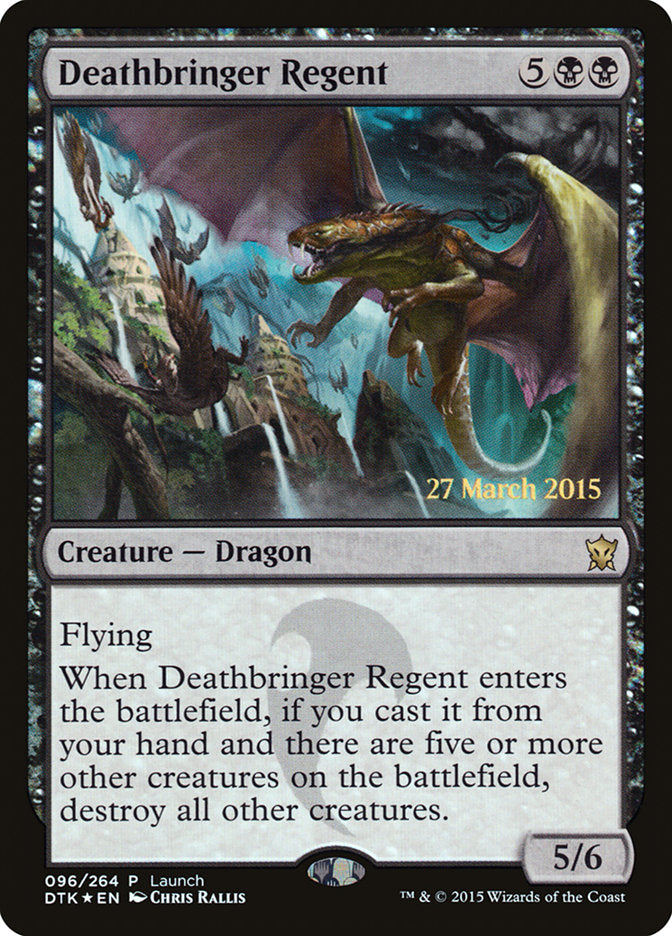 Deathbringer Regent (Launch) [Dragons of Tarkir Prerelease Promos] | Boutique FDB TCG
