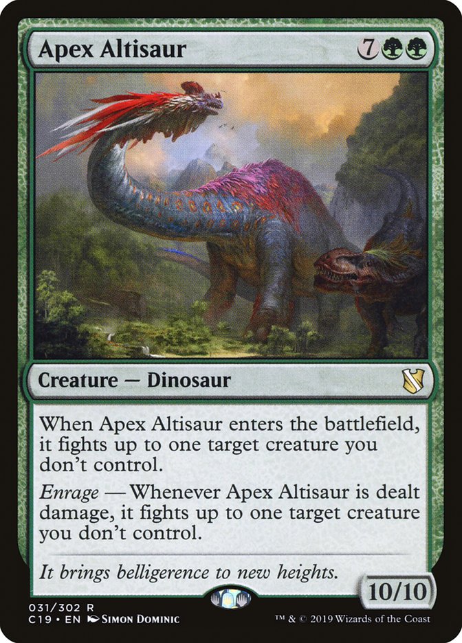 Apex Altisaur [Commander 2019] | Boutique FDB TCG