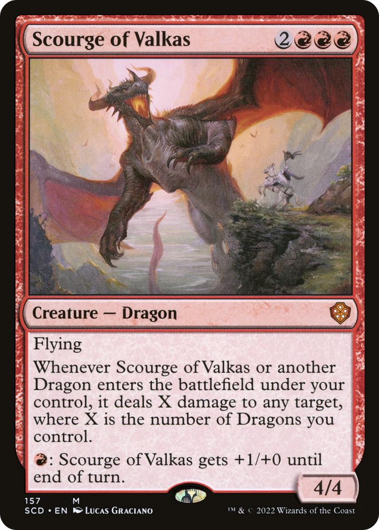 Scourge of Valkas [Starter Commander Decks] | Boutique FDB TCG
