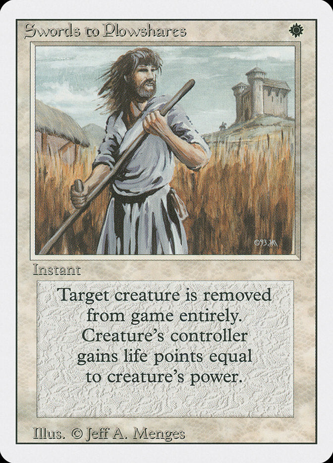 Swords to Plowshares [Revised Edition] | Boutique FDB TCG