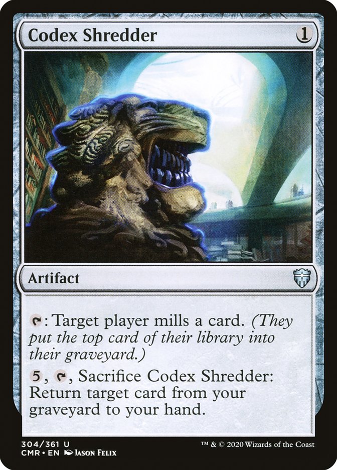 Codex Shredder [Commander Legends] | Boutique FDB TCG