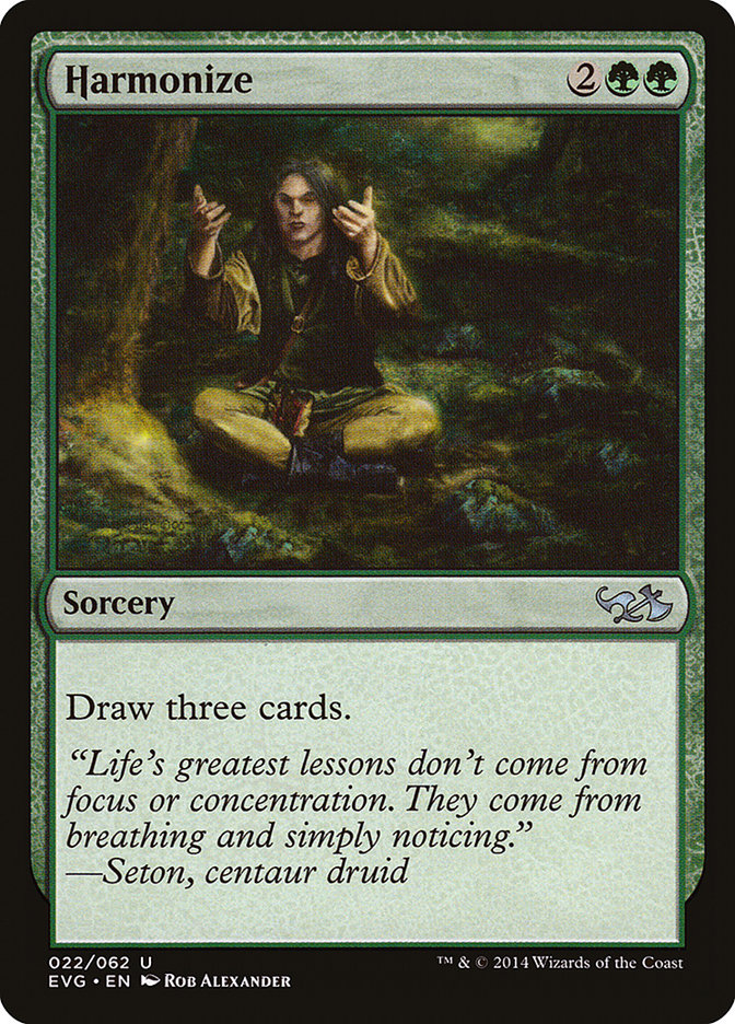 Harmonize (Elves vs. Goblins) [Duel Decks Anthology] | Boutique FDB TCG
