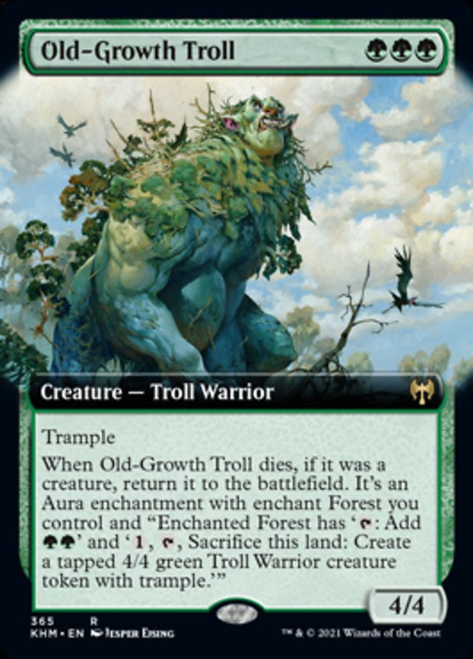 Old-Growth Troll (Extended Art) [Kaldheim] | Boutique FDB TCG