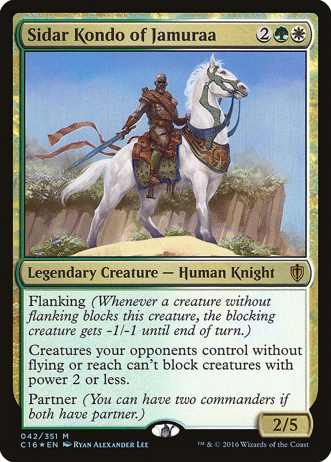 Sidar Kondo of Jamuraa [Commander 2016] | Boutique FDB TCG