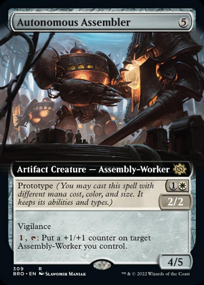 Autonomous Assembler (Extended Art) [The Brothers' War] | Boutique FDB TCG