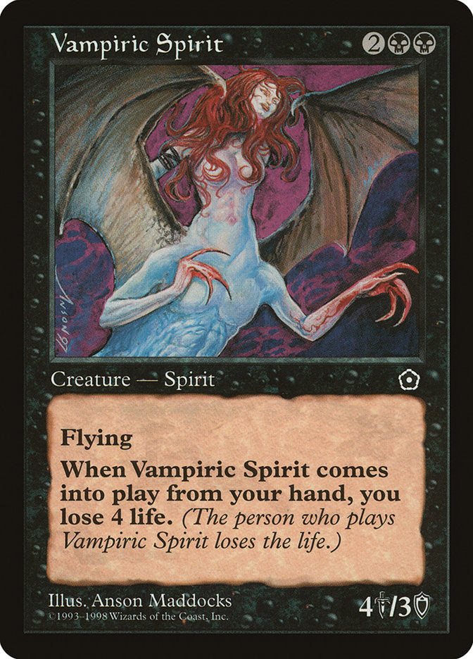 Vampiric Spirit [Portal Second Age] | Boutique FDB TCG