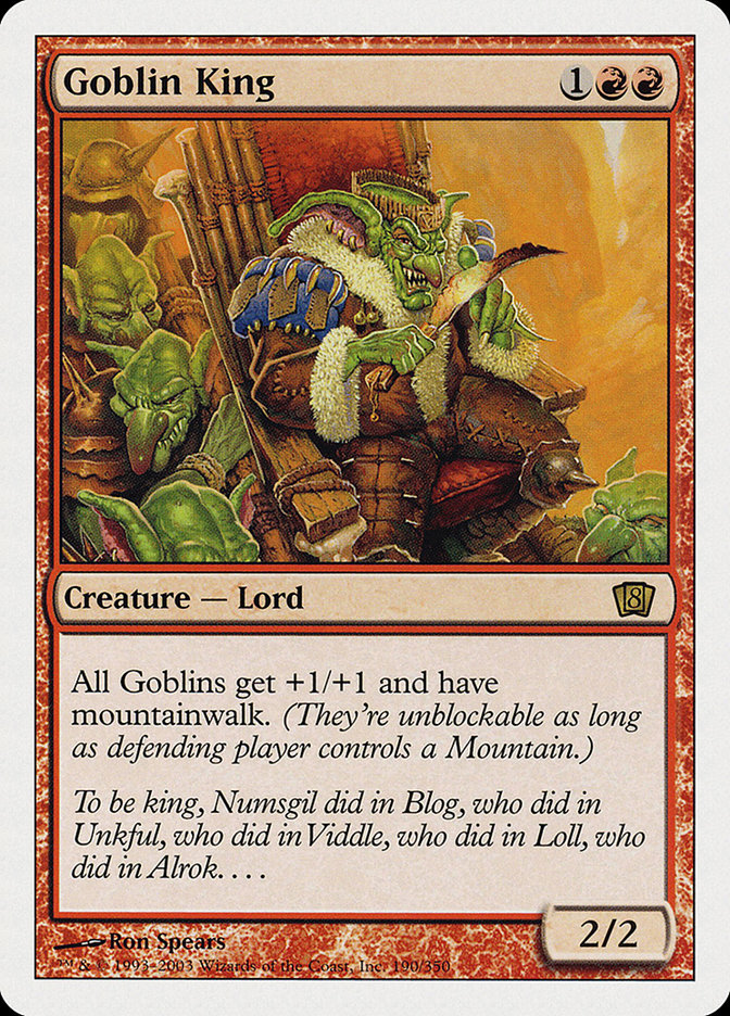 Goblin King [Eighth Edition] | Boutique FDB TCG