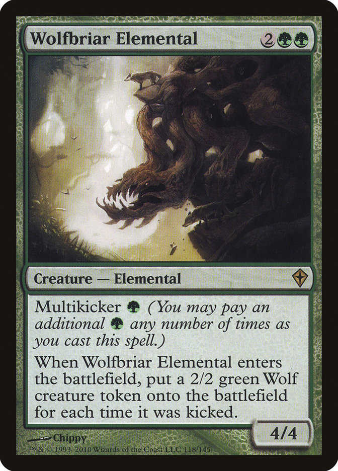 Wolfbriar Elemental [Worldwake] | Boutique FDB TCG