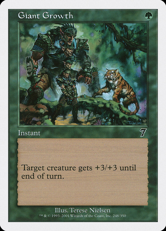 Giant Growth [Seventh Edition] | Boutique FDB TCG