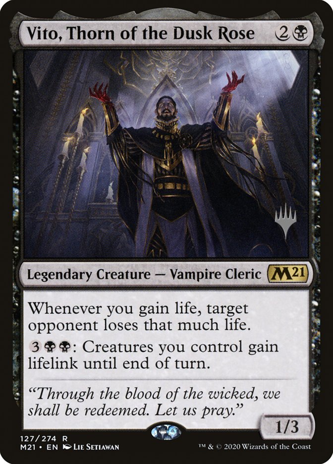 Vito, Thorn of the Dusk Rose (Promo Pack) [Core Set 2021 Promos] | Boutique FDB TCG