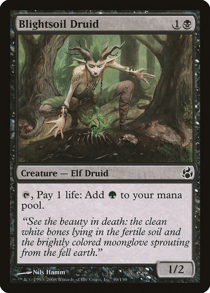 Blightsoil Druid [Morningtide] | Boutique FDB TCG