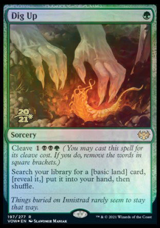 Dig Up [Innistrad: Crimson Vow Prerelease Promos] | Boutique FDB TCG