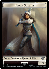 Food (11) // Human Soldier (01) Double-Sided Token [The Lord of the Rings: Tales of Middle-Earth Tokens] | Boutique FDB TCG