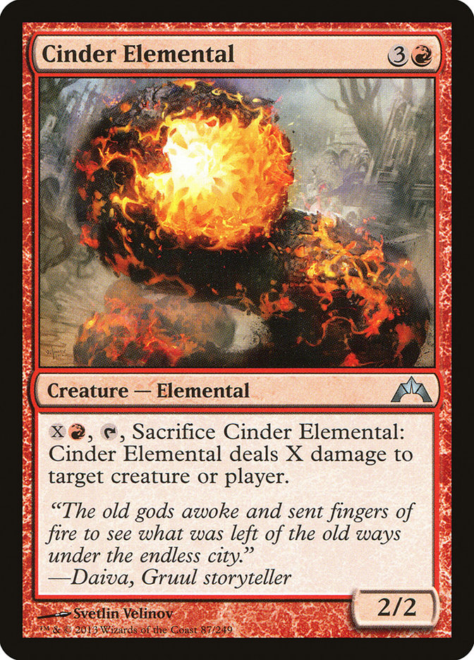 Cinder Elemental [Gatecrash] | Boutique FDB TCG