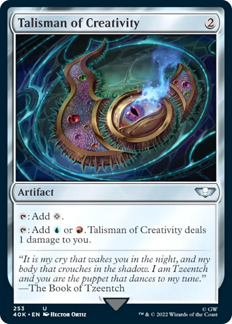 Talisman of Creativity (Surge Foil) [Warhammer 40,000] | Boutique FDB TCG