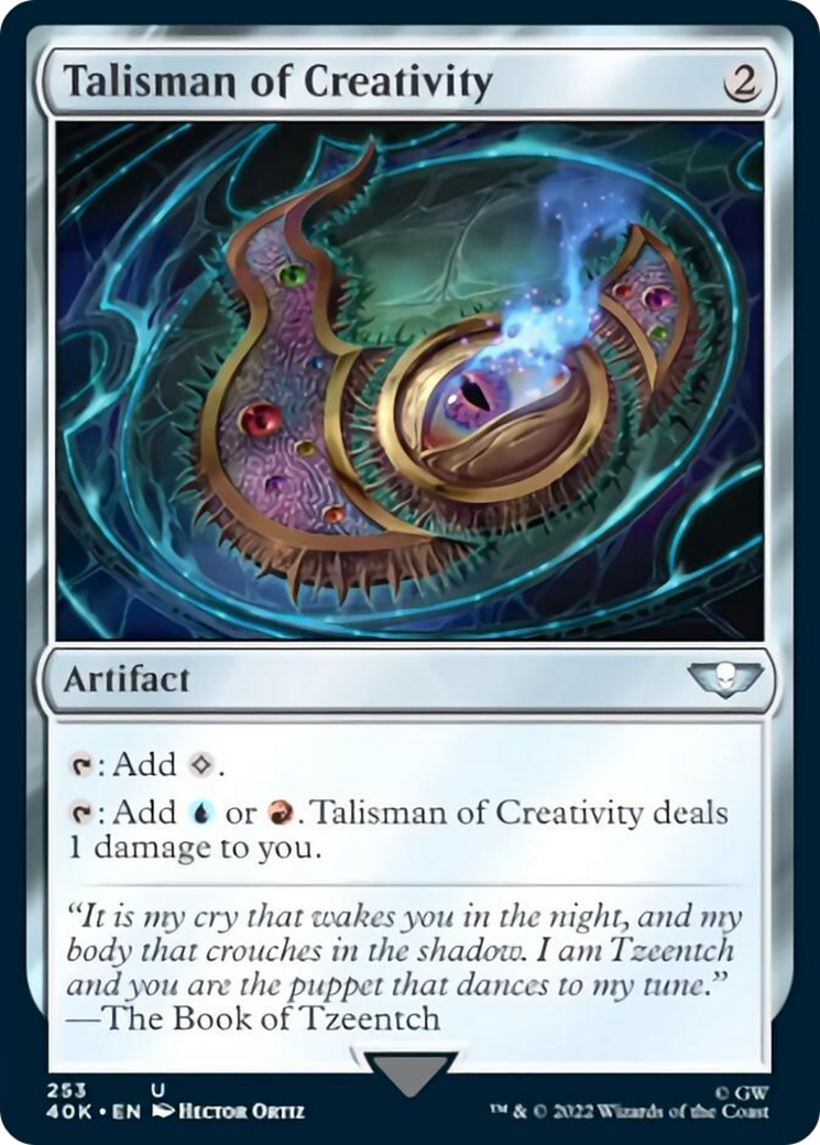 Talisman of Creativity [Warhammer 40,000] | Boutique FDB TCG