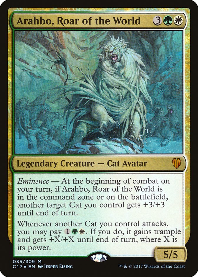 Arahbo, Roar of the World [Commander 2017] | Boutique FDB TCG