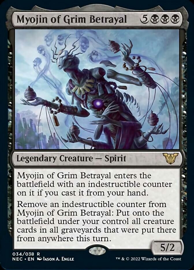 Myojin of Grim Betrayal [Kamigawa: Neon Dynasty Commander] | Boutique FDB TCG