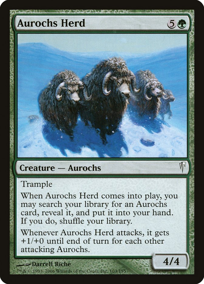 Aurochs Herd [Coldsnap] | Boutique FDB TCG