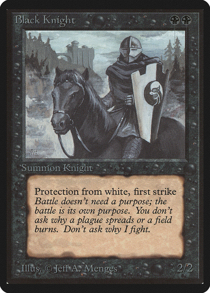 Black Knight [Beta Edition] | Boutique FDB TCG