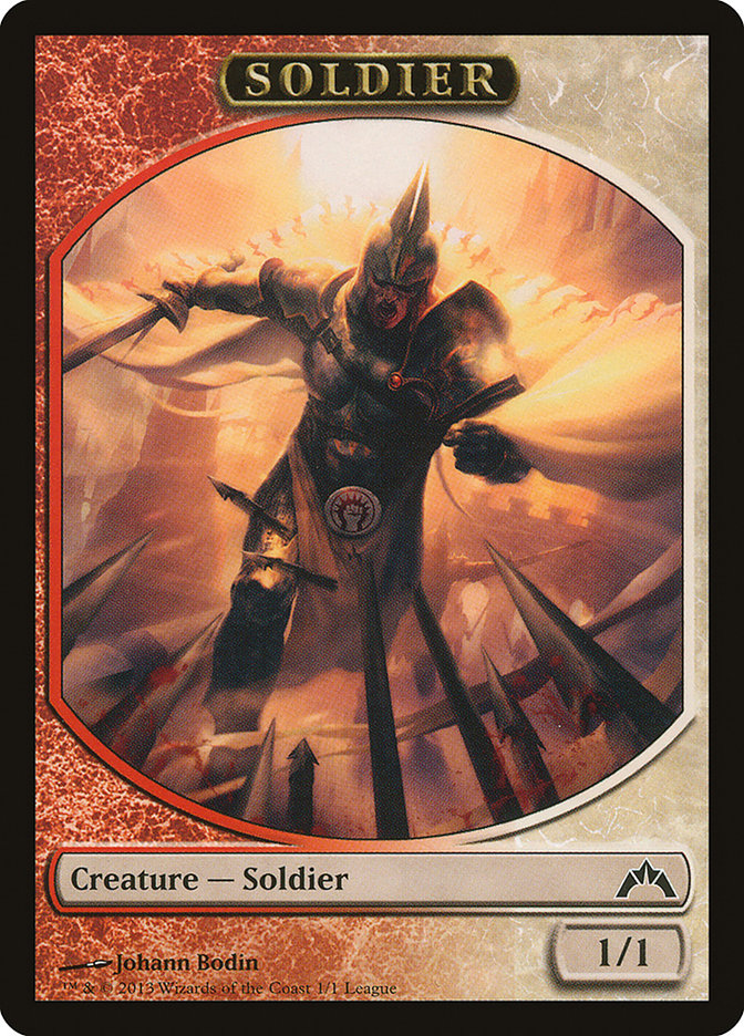 Soldier Token (Johann Bodin) [League Tokens 2013] | Boutique FDB TCG