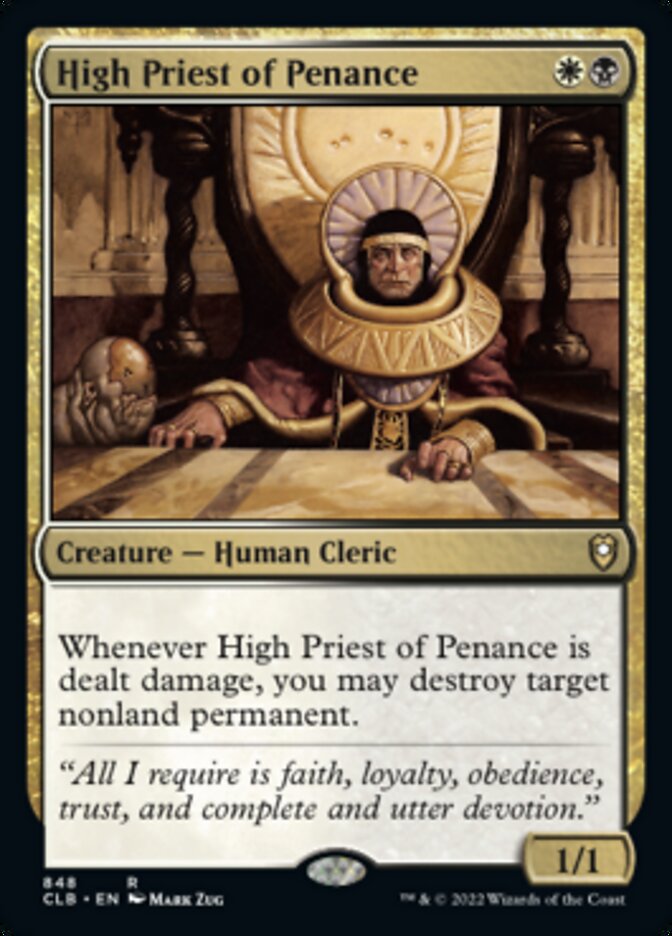 High Priest of Penance [Commander Legends: Battle for Baldur's Gate] | Boutique FDB TCG