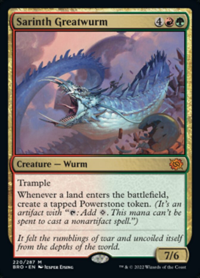 Sarinth Greatwurm [The Brothers' War] | Boutique FDB TCG