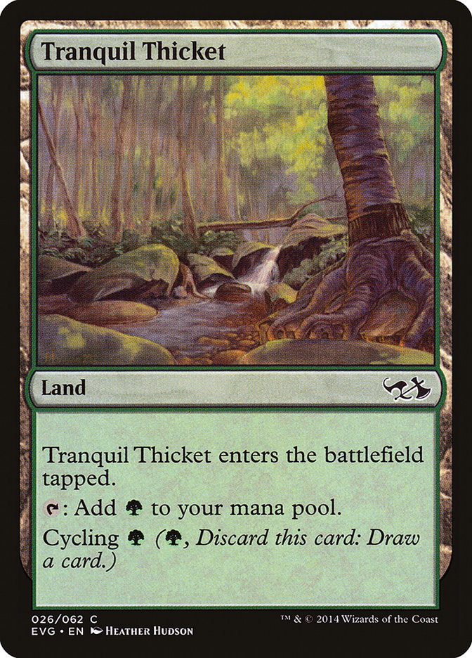 Tranquil Thicket (Elves vs. Goblins) [Duel Decks Anthology] | Boutique FDB TCG