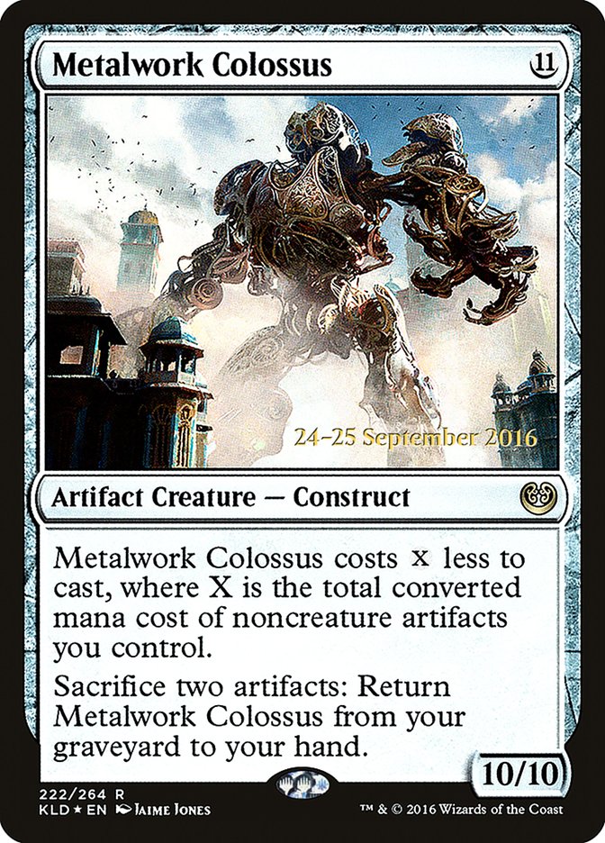 Metalwork Colossus [Kaladesh Prerelease Promos] | Boutique FDB TCG