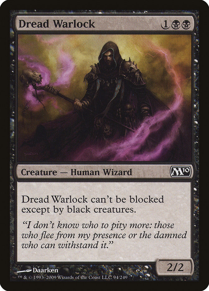 Dread Warlock [Magic 2010] | Boutique FDB TCG