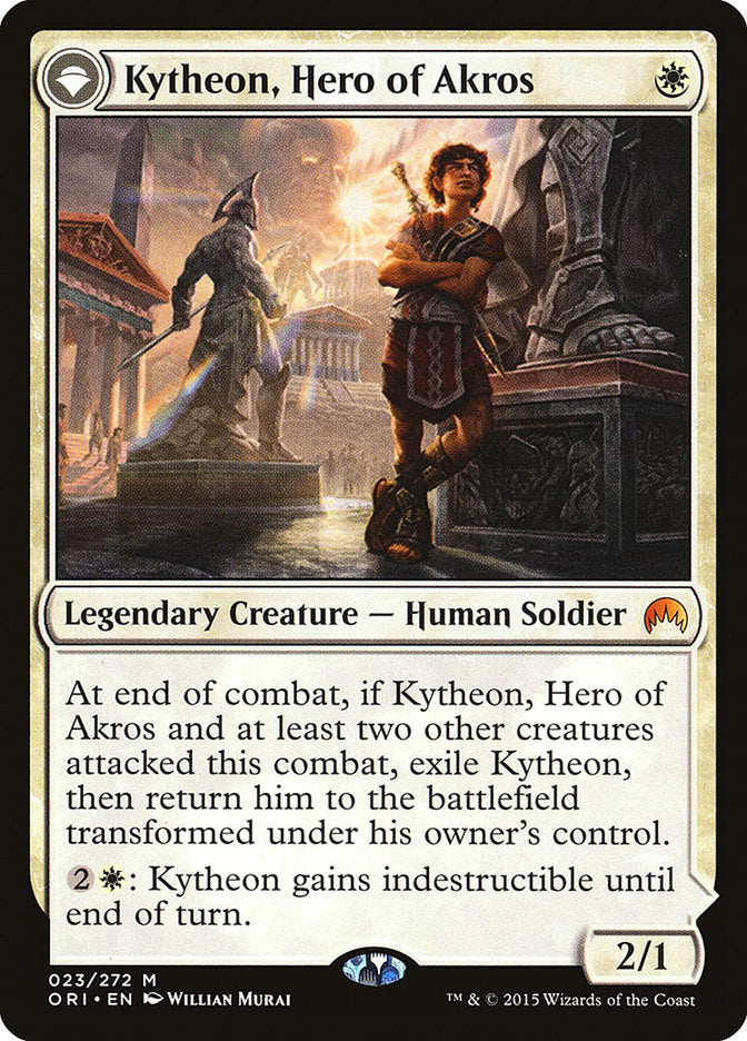 Kytheon, Hero of Akros // Gideon, Battle-Forged [Magic Origins] | Boutique FDB TCG