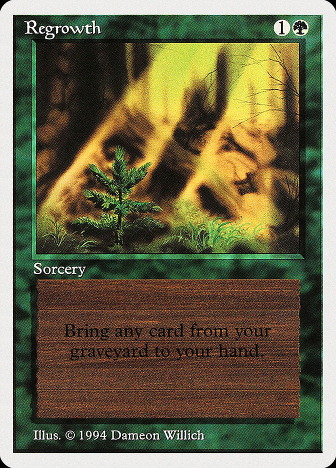 Regrowth [Summer Magic / Edgar] | Boutique FDB TCG