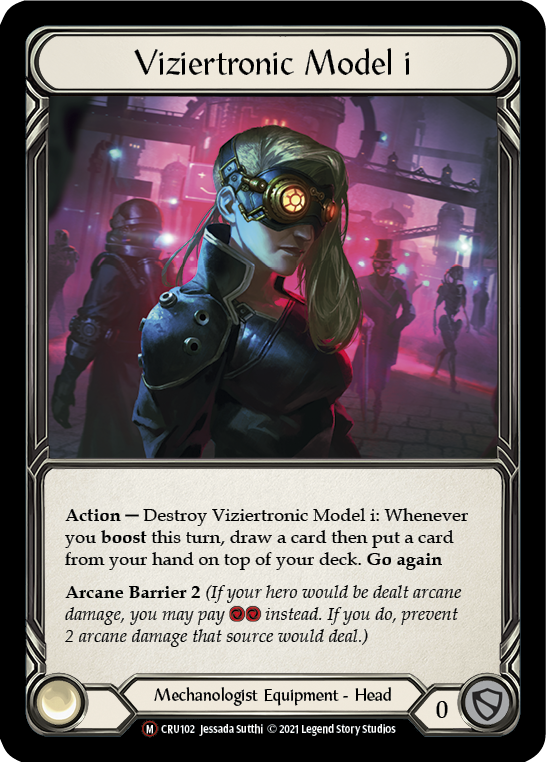 Viziertronic Model i [U-CRU102] (Crucible of War Unlimited)  Unlimited Rainbow Foil | Boutique FDB TCG