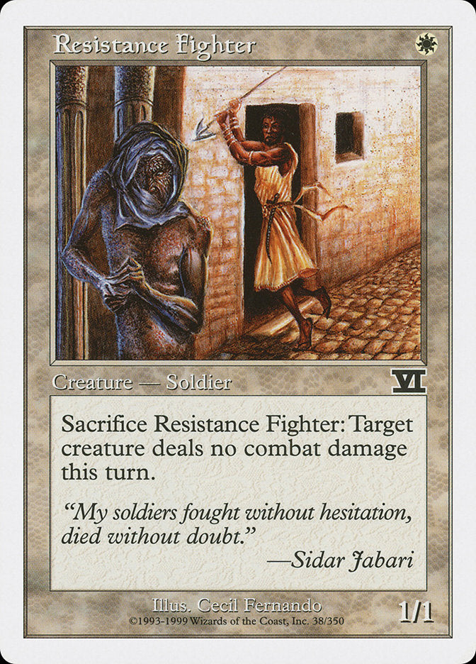 Resistance Fighter [Classic Sixth Edition] | Boutique FDB TCG