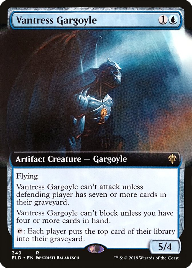 Vantress Gargoyle (Extended Art) [Throne of Eldraine] | Boutique FDB TCG