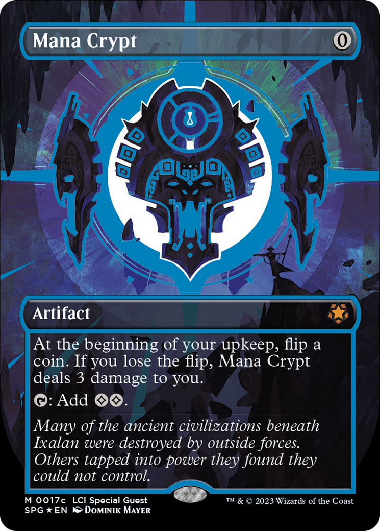 Mana Crypt (0017c) (Borderless) [The Lost Caverns of Ixalan Special Guests] | Boutique FDB TCG