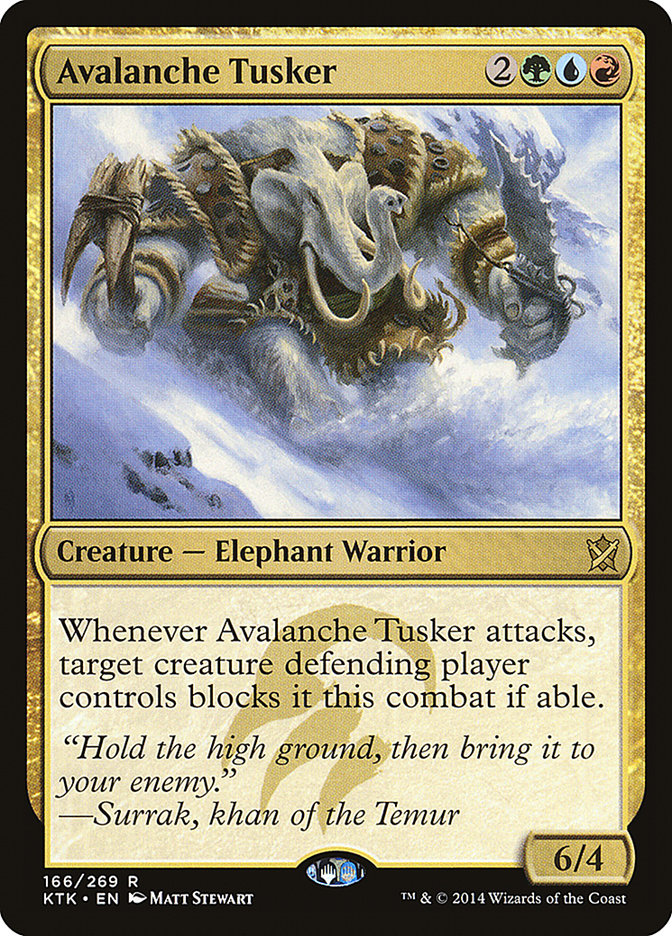 Avalanche Tusker [Khans of Tarkir] | Boutique FDB TCG