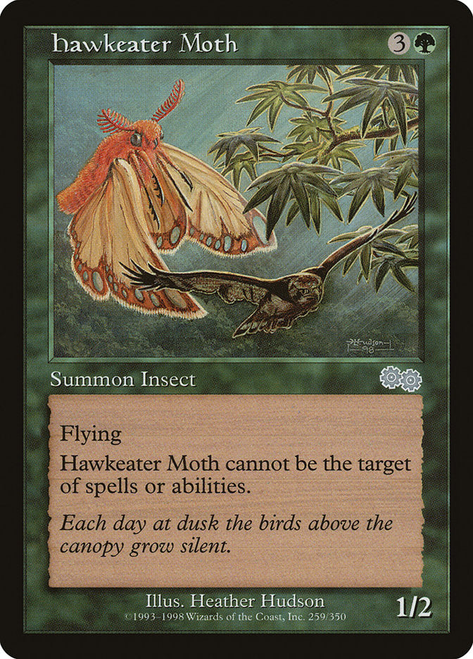 Hawkeater Moth [Urza's Saga] | Boutique FDB TCG